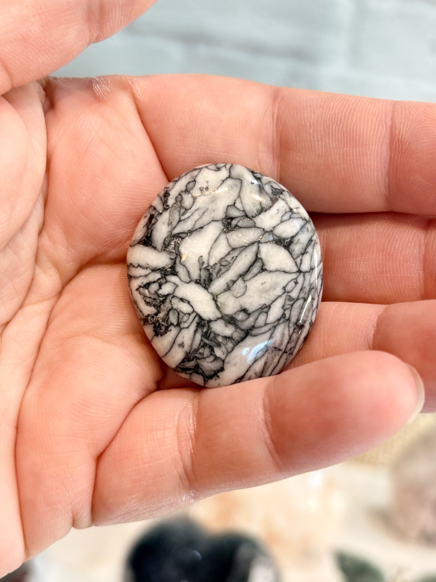 PI4 - Pierre roulée plate de Pinolite