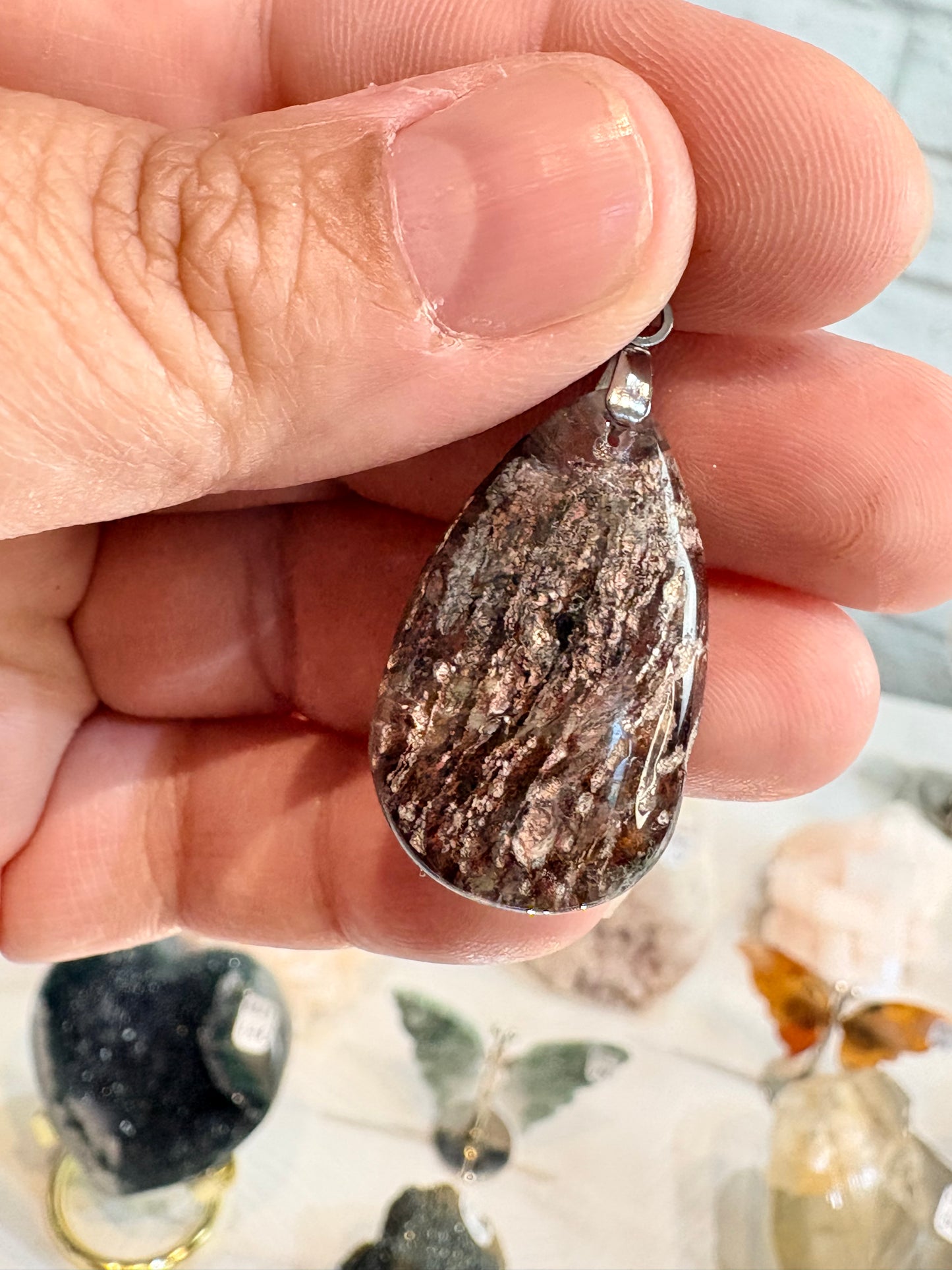 Lodo1 - Pendentif en lodolite
