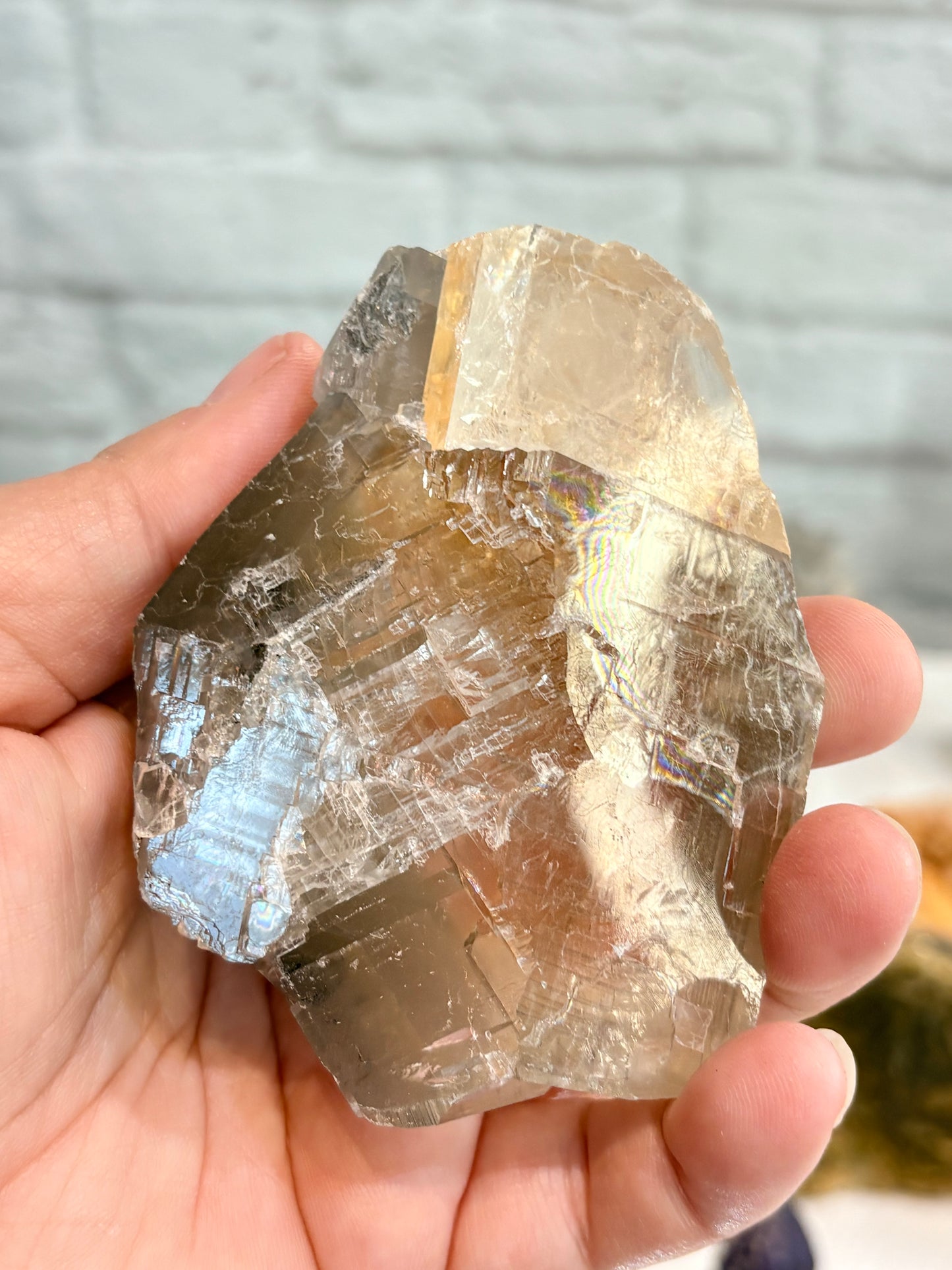 CAL2 - calcite miel brute