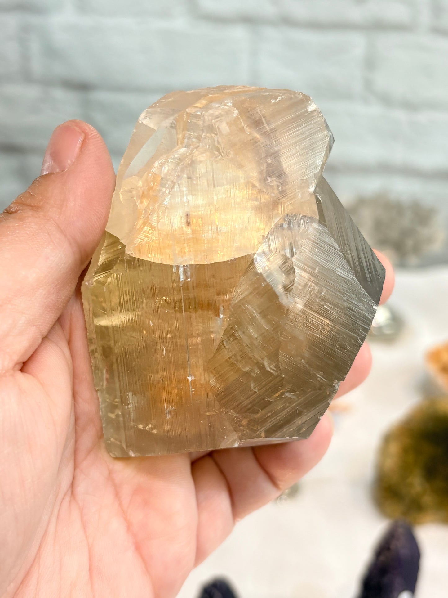 CAL2 - calcite miel brute