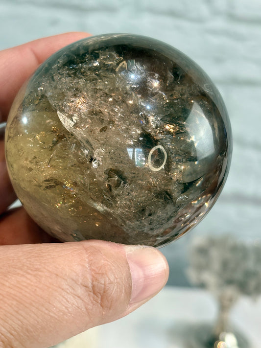 QF1 - Sphère de quartz fumé