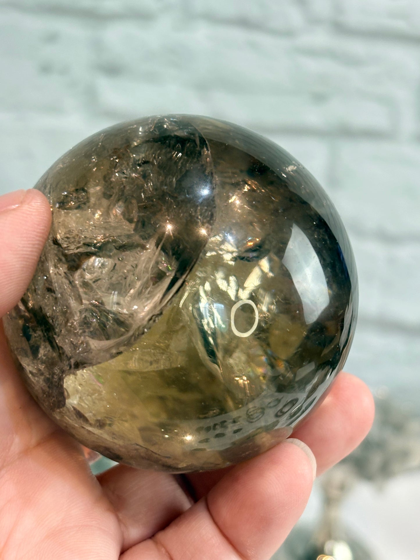 QF1 - Sphère de quartz fumé