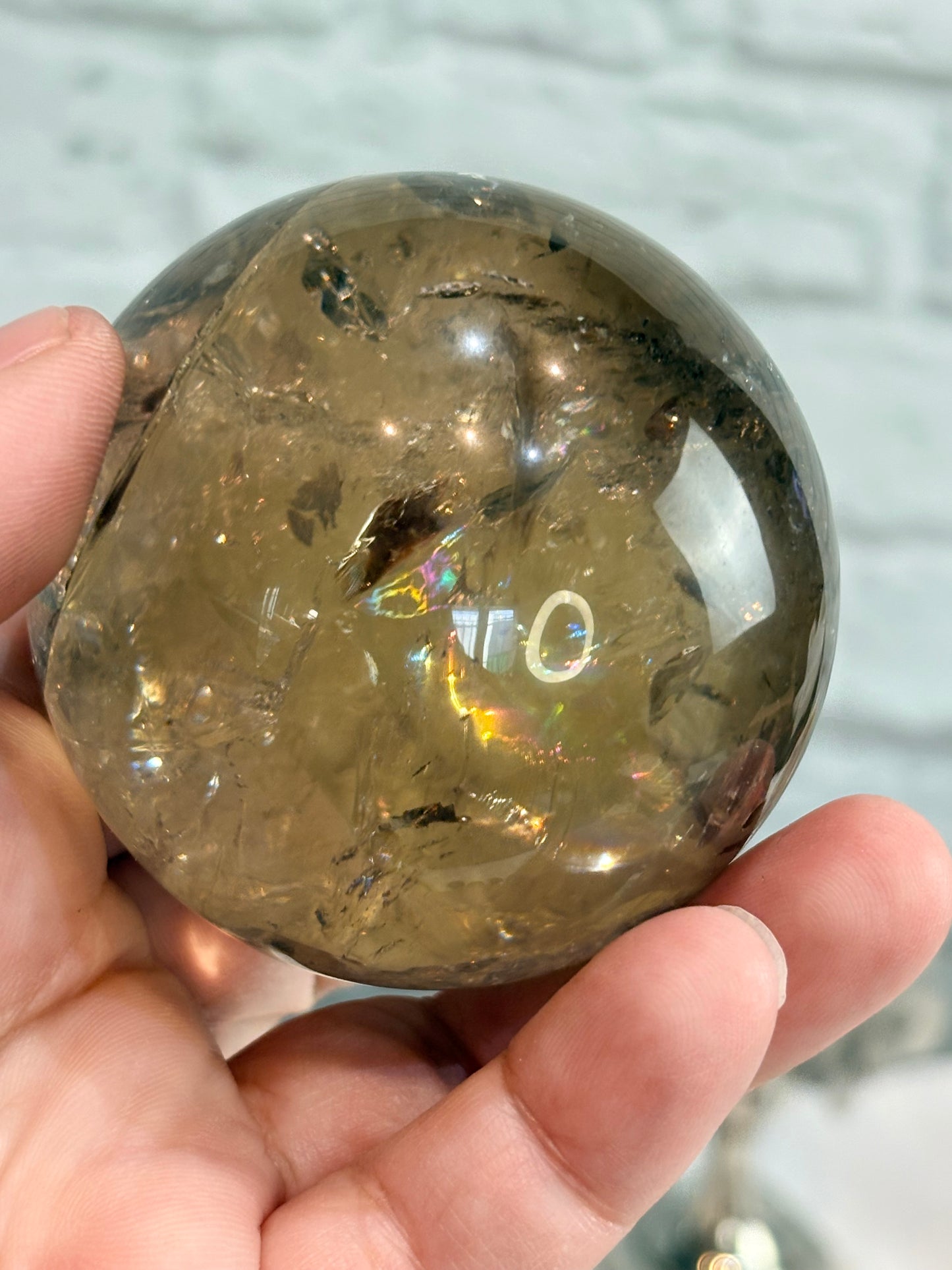 QF1 - Sphère de quartz fumé