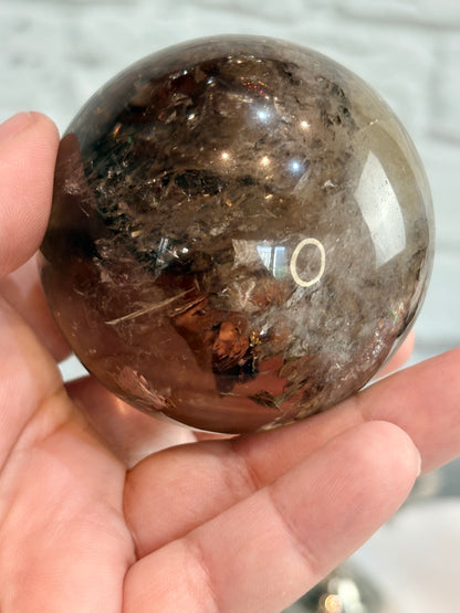 QF1 - Sphère de quartz fumé