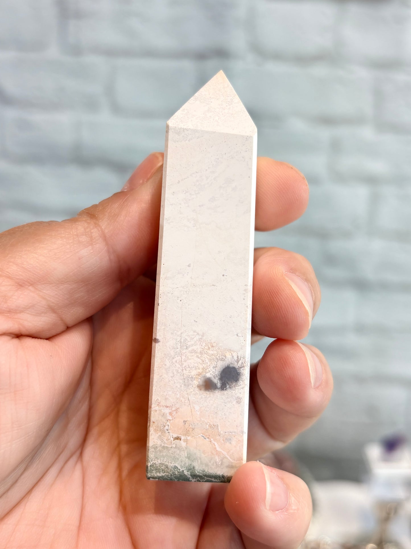 JO6 - Pointe de jaspe océan pastel
