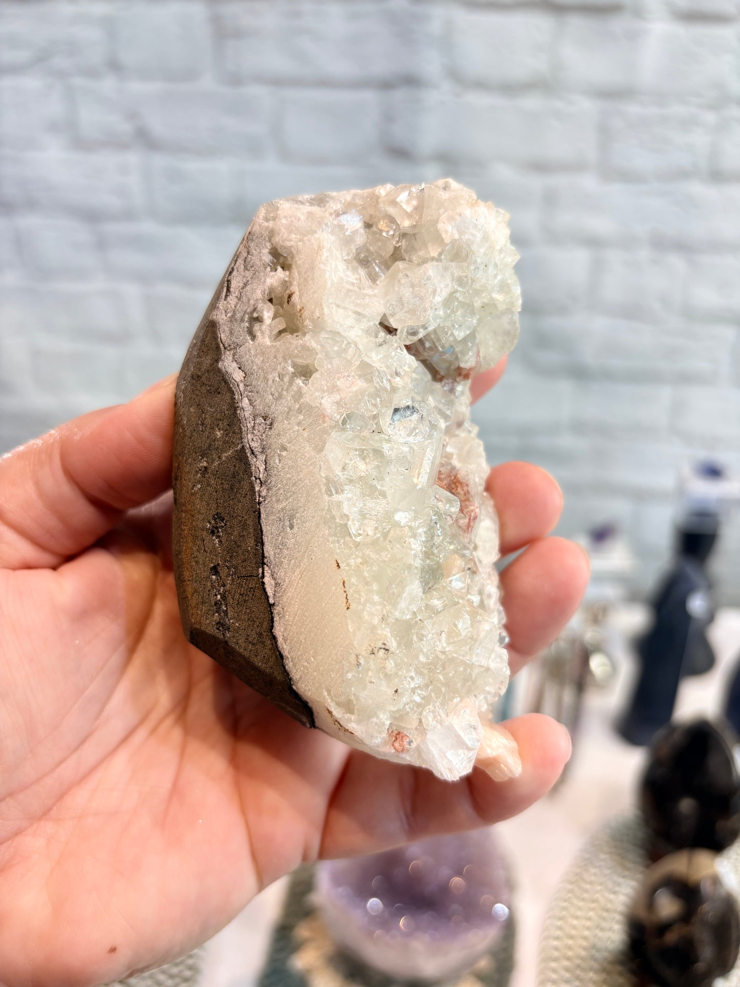 APP3 - Apophyllite verte et stilbite