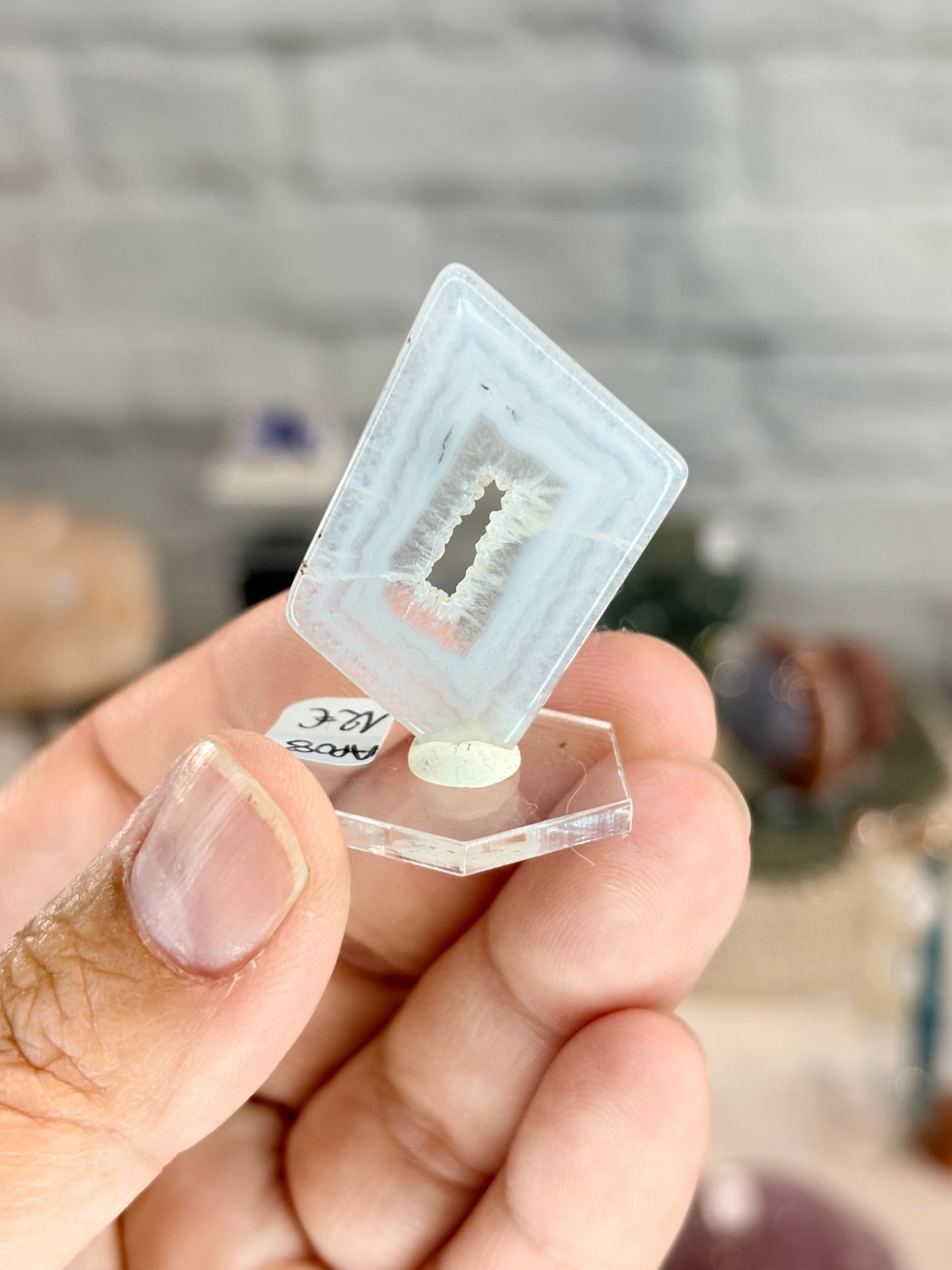 APO8 - Agate polyédrique du Brésil