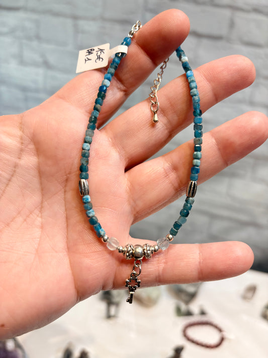 BA1 - Bracelet de cheville apatite