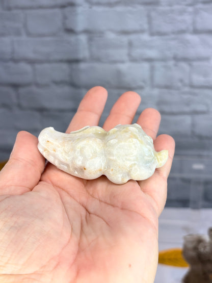 ALI1 - mini alligator en jade néphrite vert clair