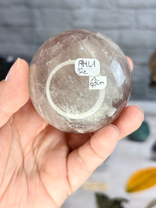 AML1 - Sphère en améthyste lavande