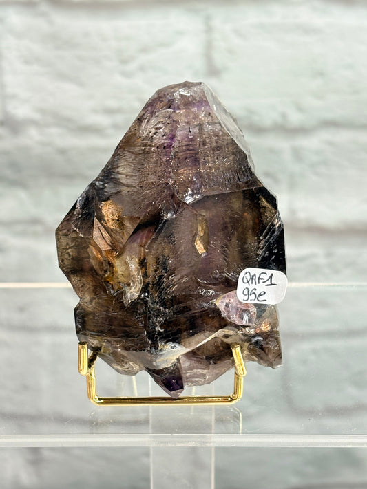 QAF1 - Specimen de quartz et améthyste fumé brut