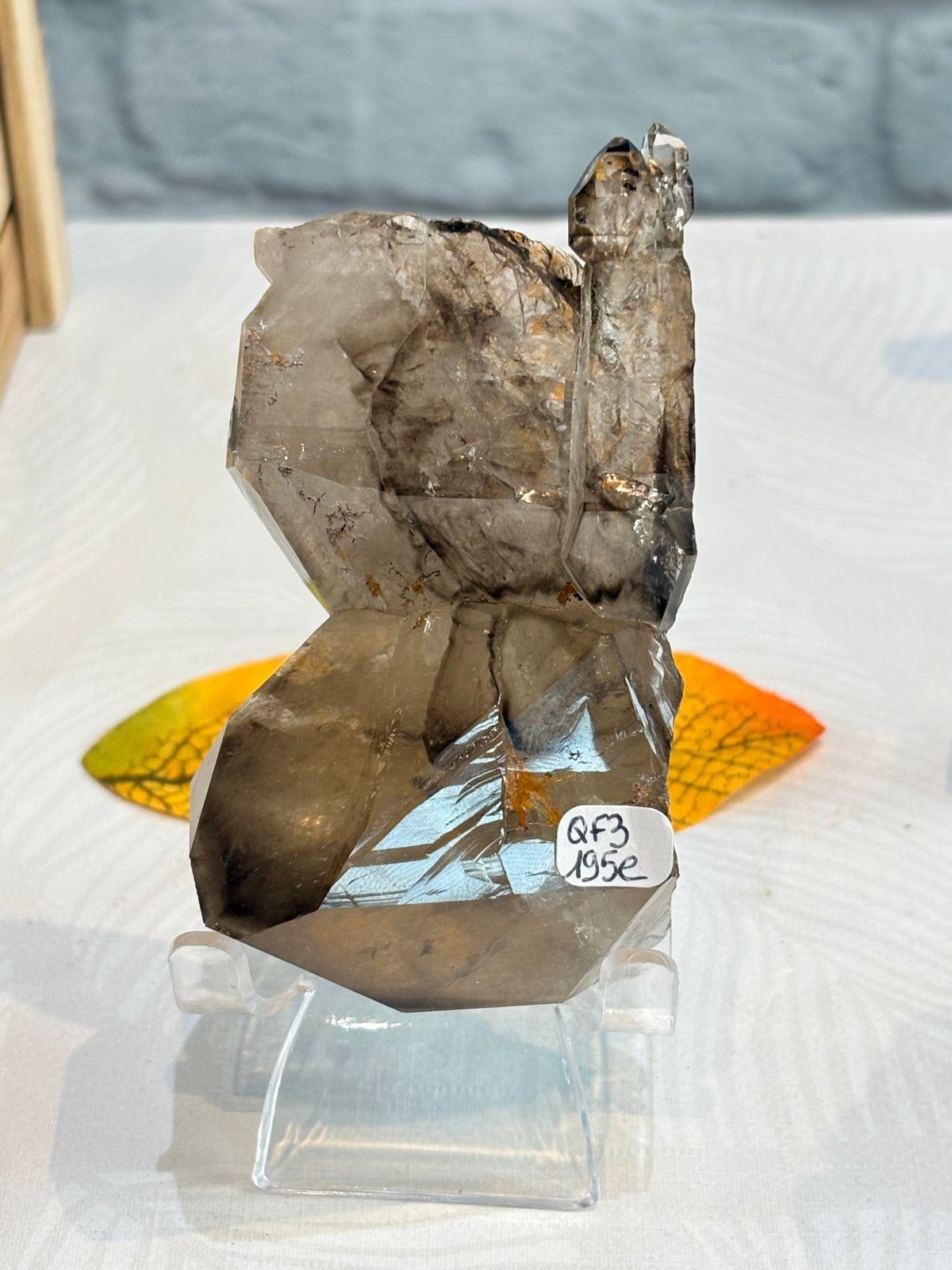 QF3 - Specimen de quartz fumé brut