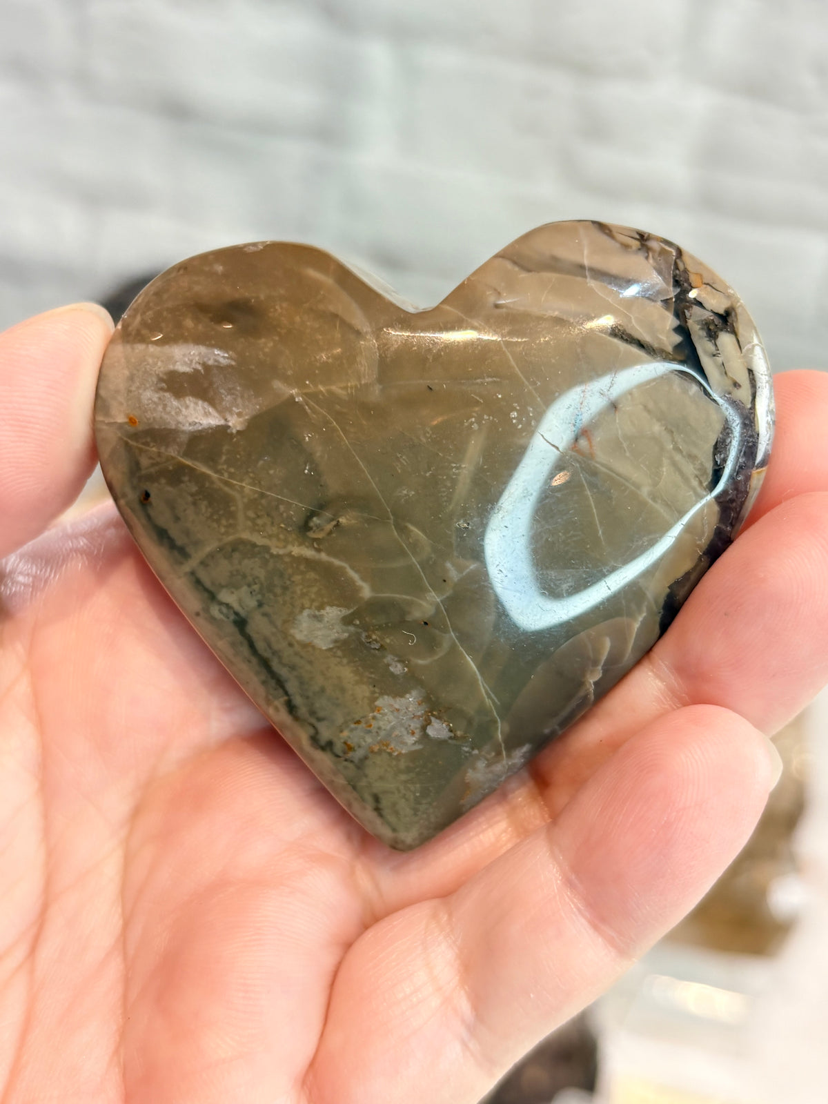 AGV1 - Coeur en agate volcanique