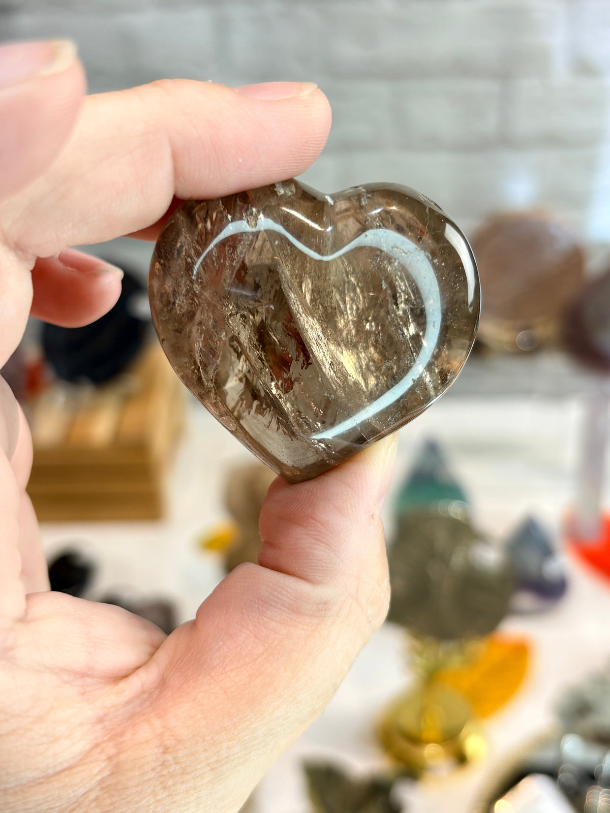 CQF1 - Coeur quartz fumé