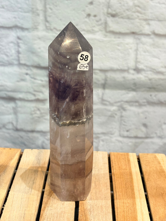 Grande pointe en fluorite