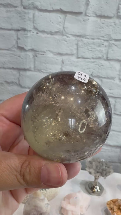 QF1 - Sphère de quartz fumé