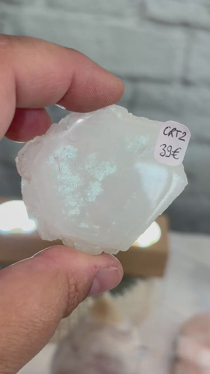 CRT2 - Tranche de stalagmite de Cristal de roche