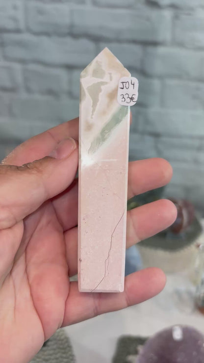 JO4 - Pointe de jaspe océan pastel